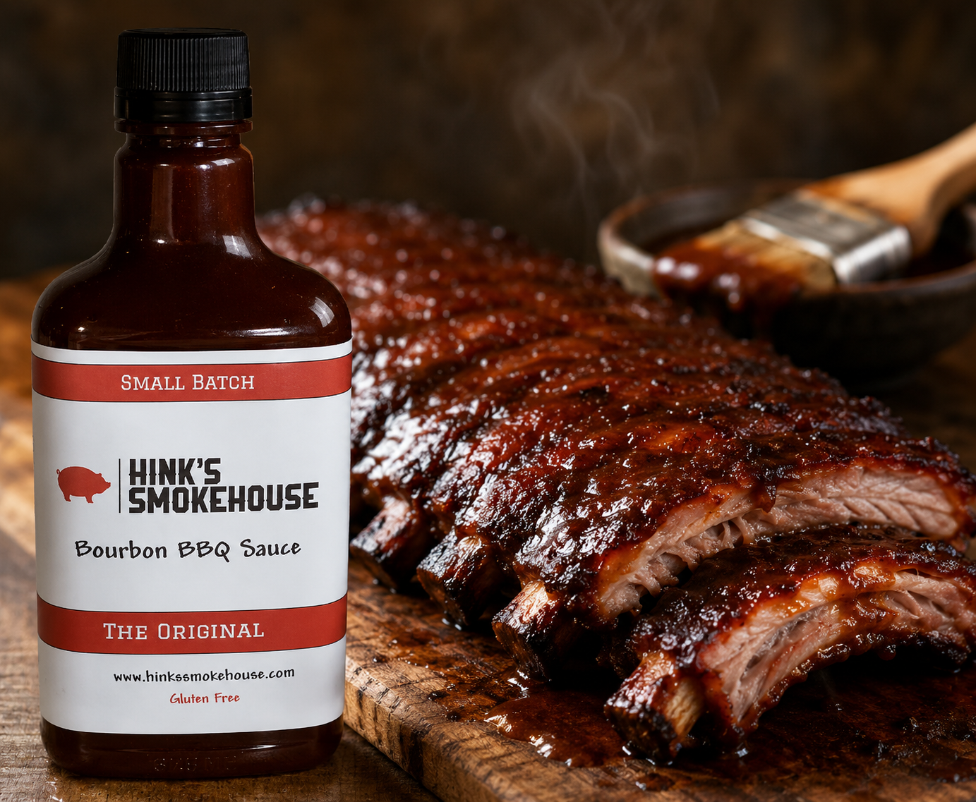Hink's Smokehouse Original Bourbon BBQ Sauce